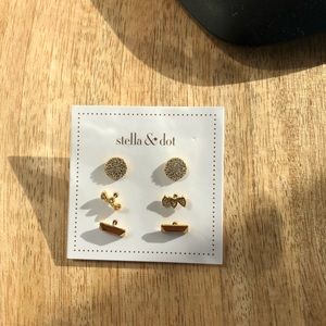 Three pack of Stella and Dot earrings.